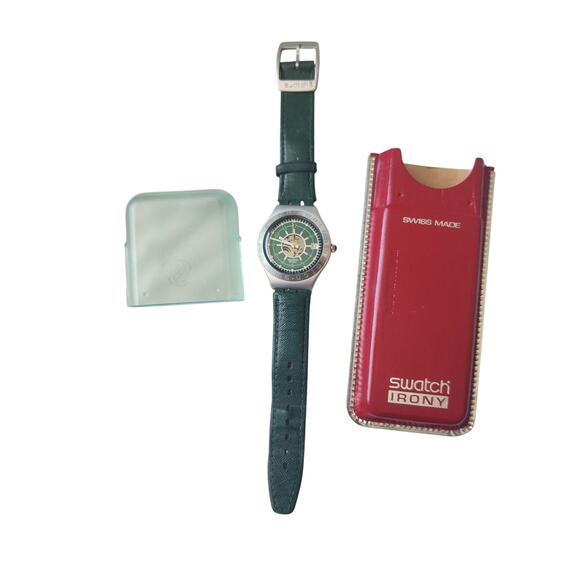 Swatch Watch IRISH WEEKEND YGS4001 1996 Irony BIG - Picture 8 of 9